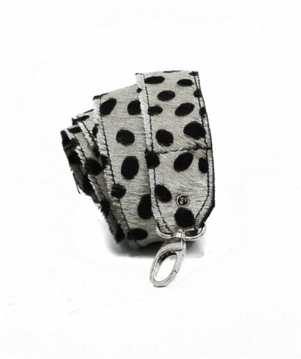 Bagstrap big black & white cheetah