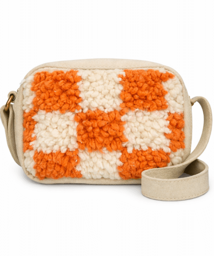 Fiona Bag - Orange Check